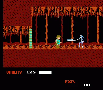 Dragon Buster (Japan) (Virtual Console) screen shot game playing